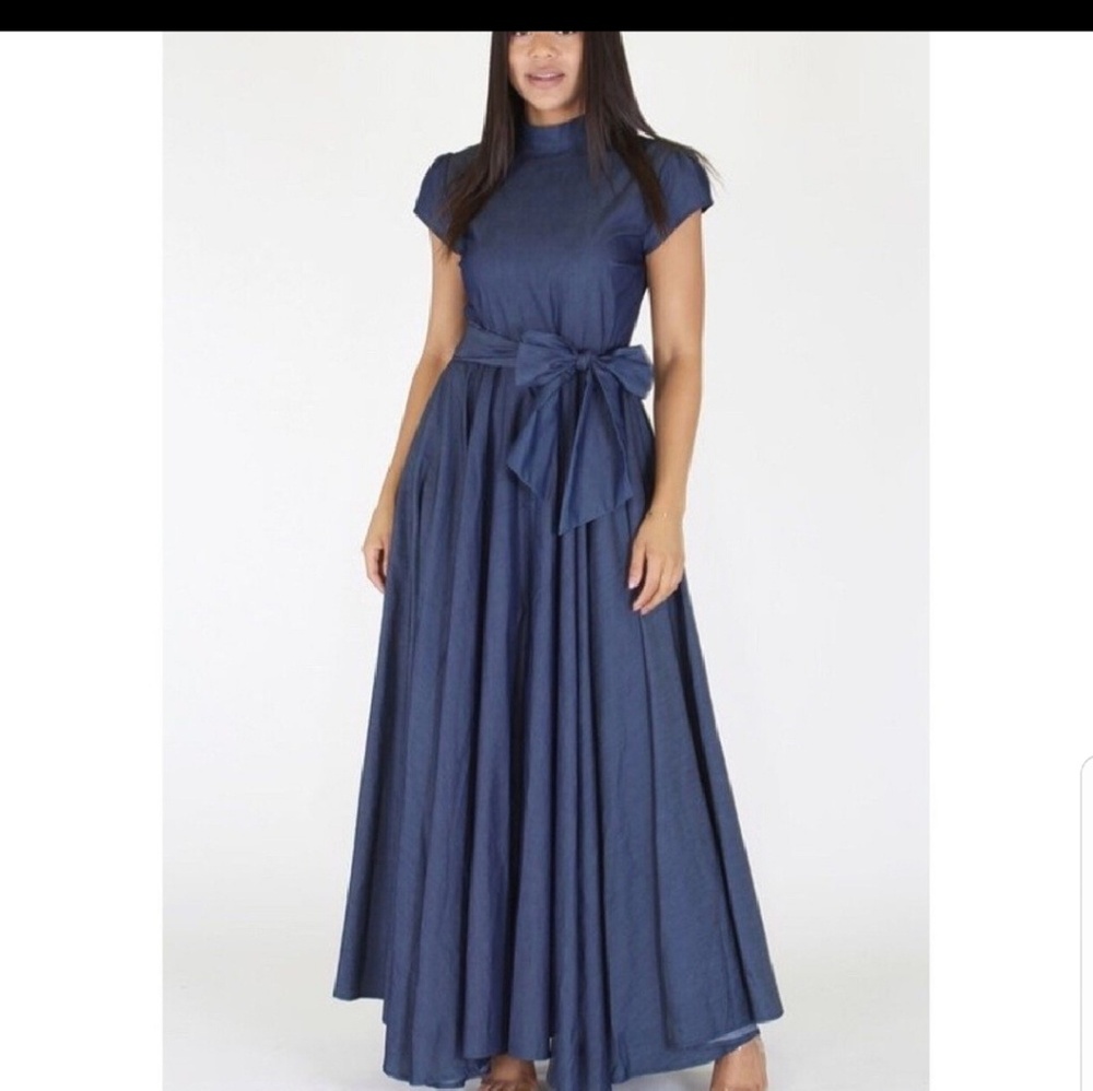 Denim Maxi Dress